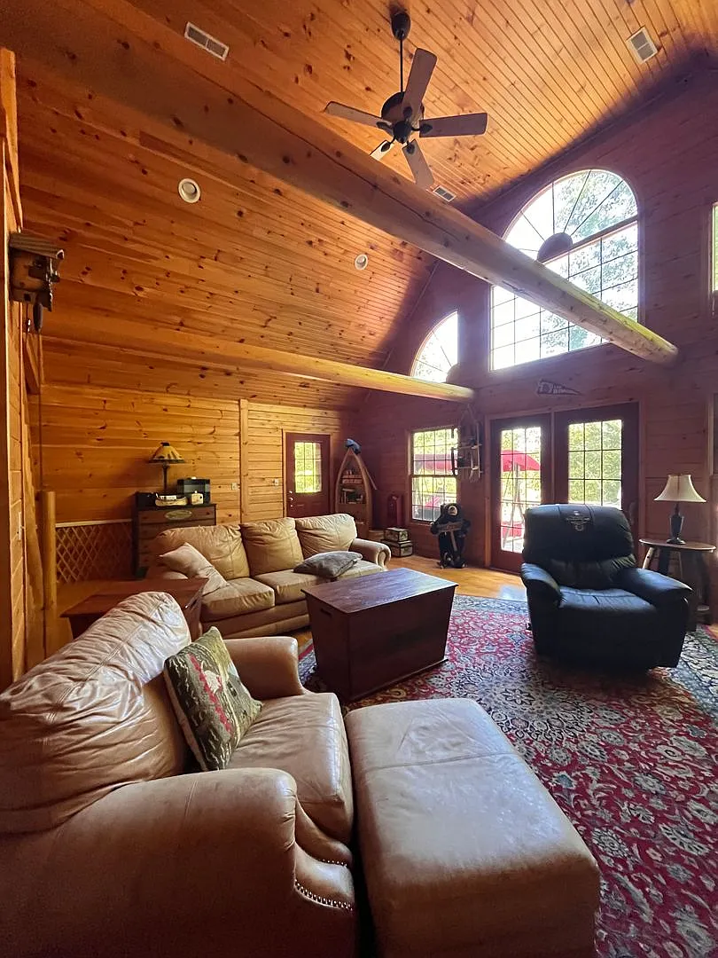 Winter Getaway Log Cabin in Meredith, NH 2 Bed / 2 Bath (Large, Cozy, Woodsy!) — Photo 3
