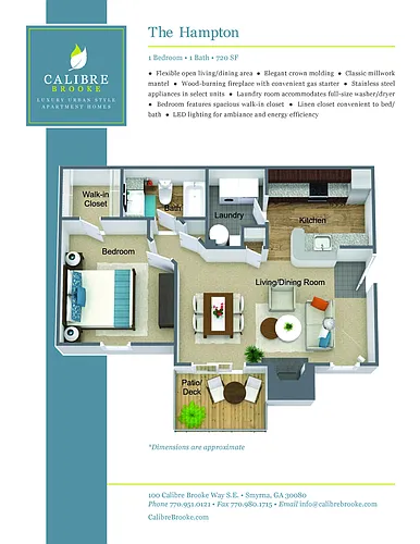 Floor plan Hampton Classic II