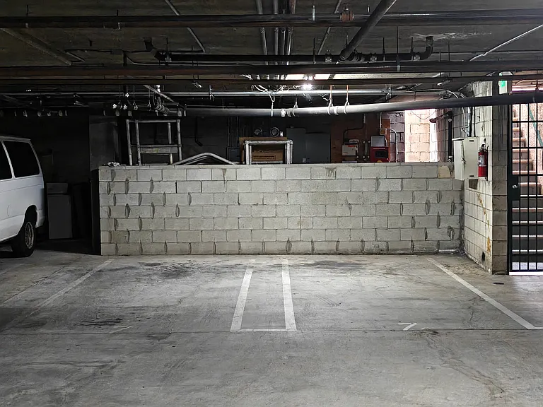 Designated garage parking spaces