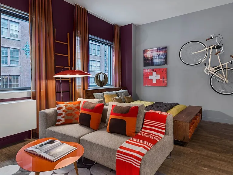 Living Room and Bedroom