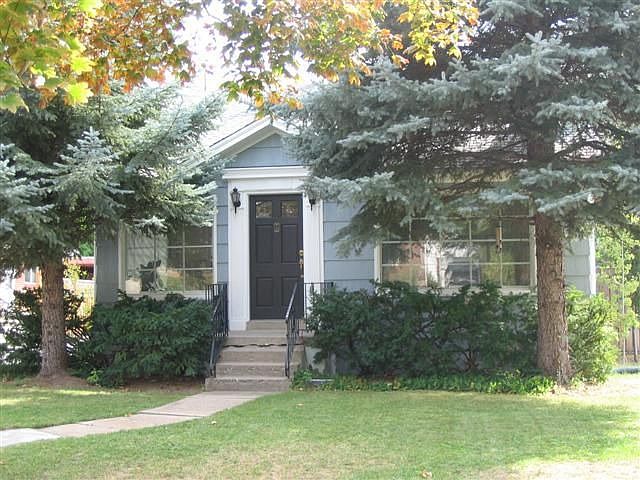 front of the house