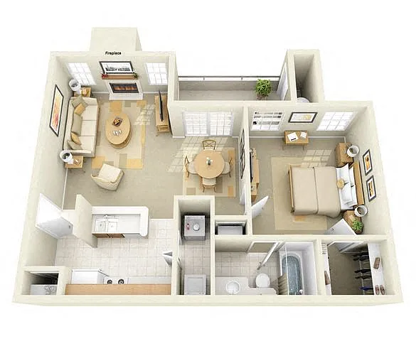 Floor plan Memorial