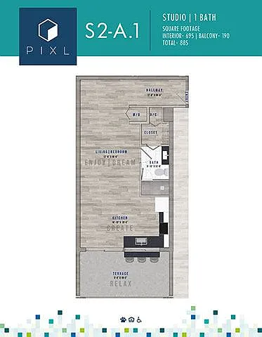 Floor plan S2-A1