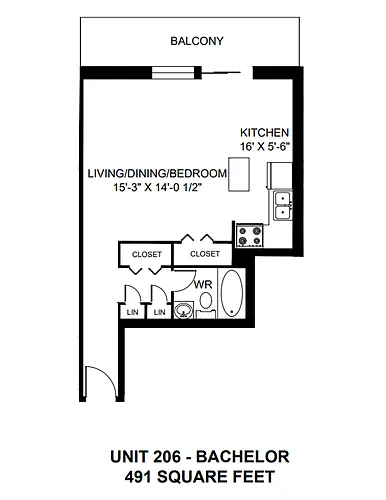 Floor plan Bachelor