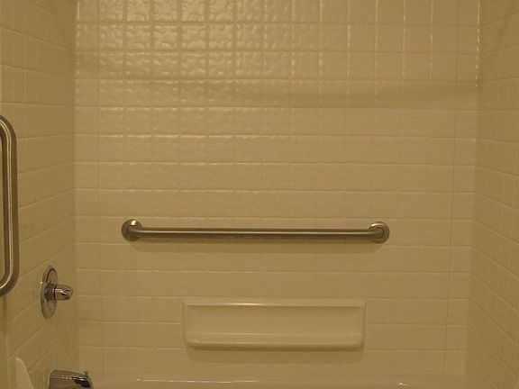 Tub with Grab Bars