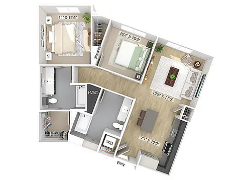 Floor plan B2