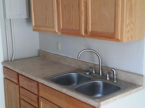 New cabinets.
