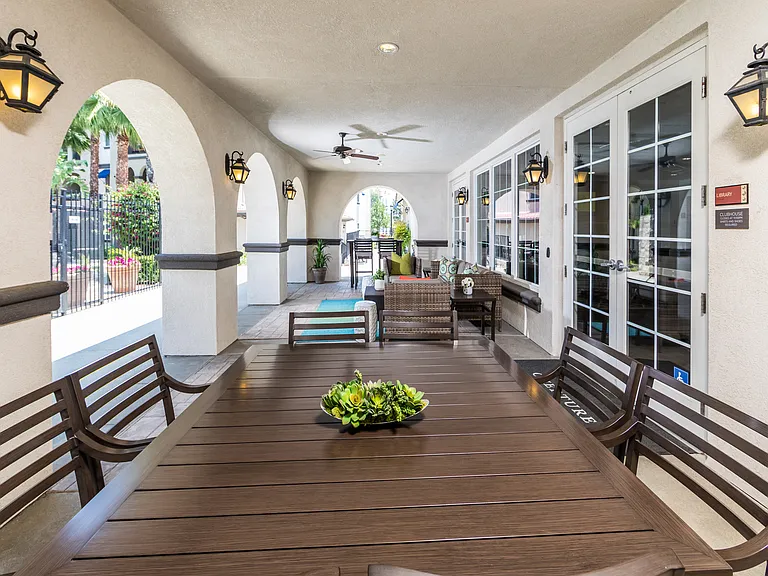 Resident Outdoor Lounge Area