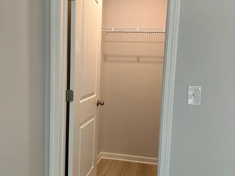 First floor bedroom closet