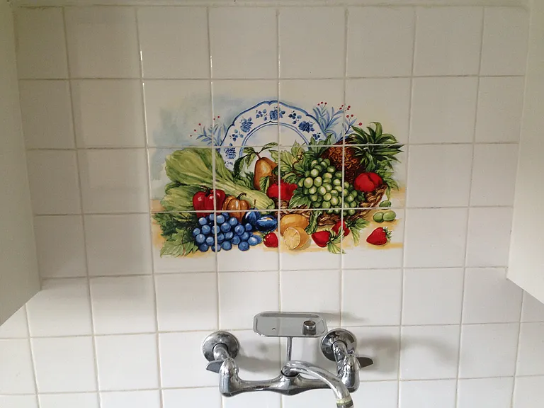 Artistic tile mural