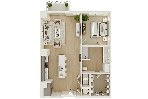 Floor plan 1C (Type A)
