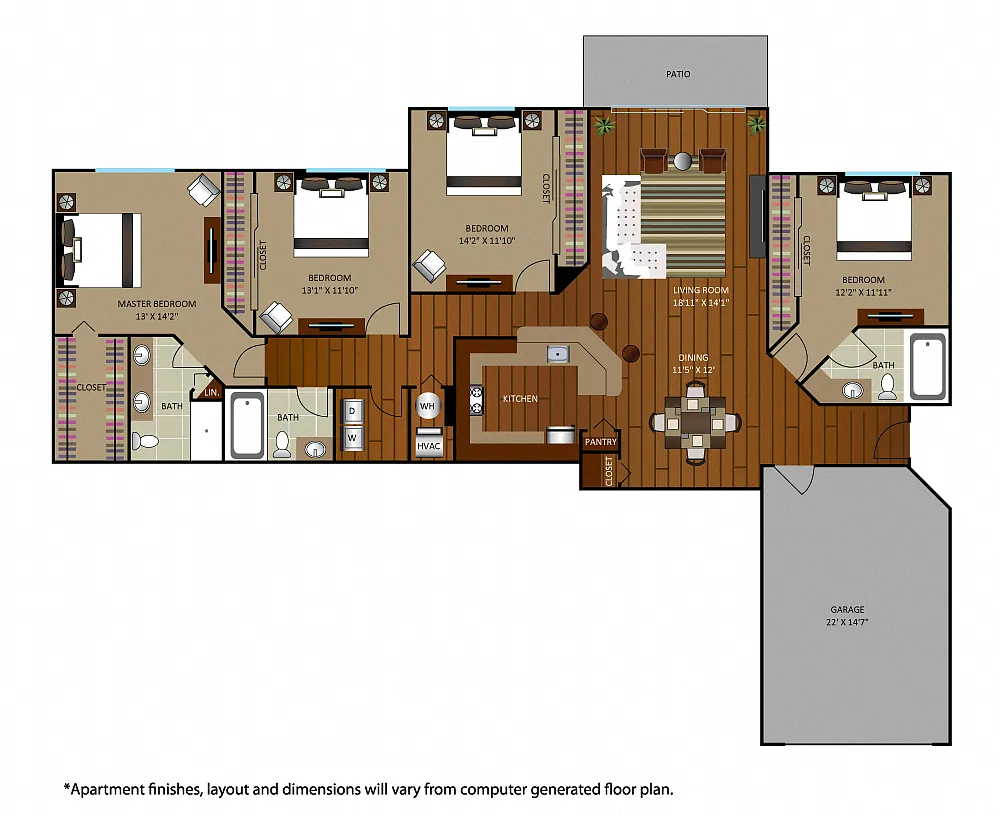 Floor plan D1R Antiqua
