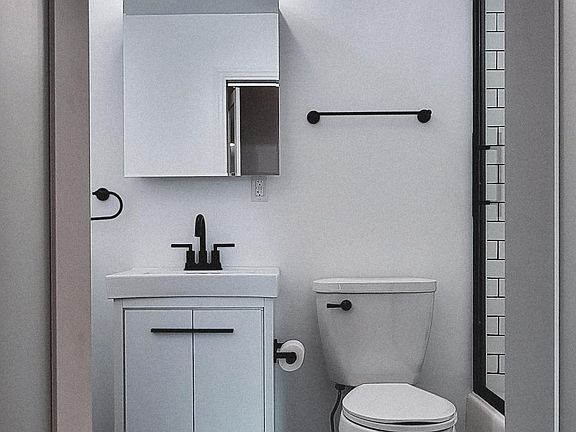 Double swing French doors with frosted glass