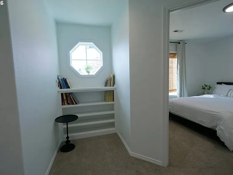 Hallway and reading nook