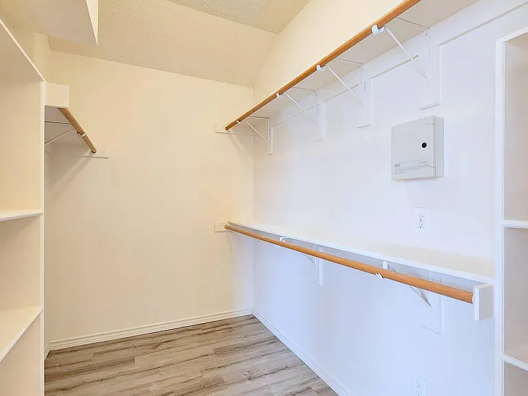 Master walk-in closet