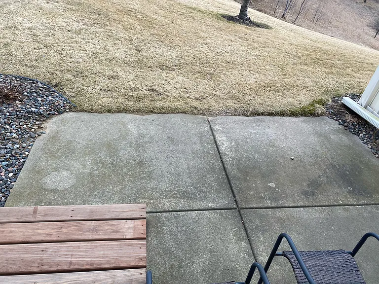 patio off of the dining area