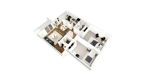Floor plan 2x1a