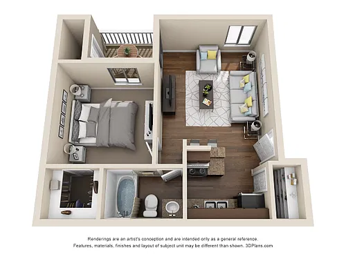 Floor plan The Camellia Renovated