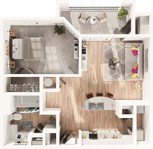 Floor plan Drexel - A1