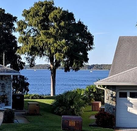Close-up of View from the front porch