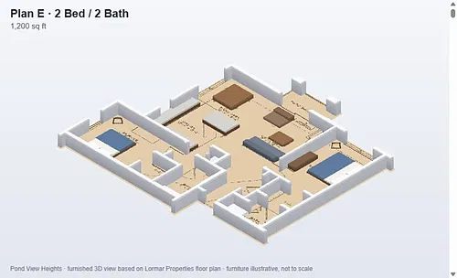 Floor plan Plan E