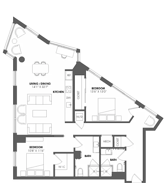 Floor plan B1