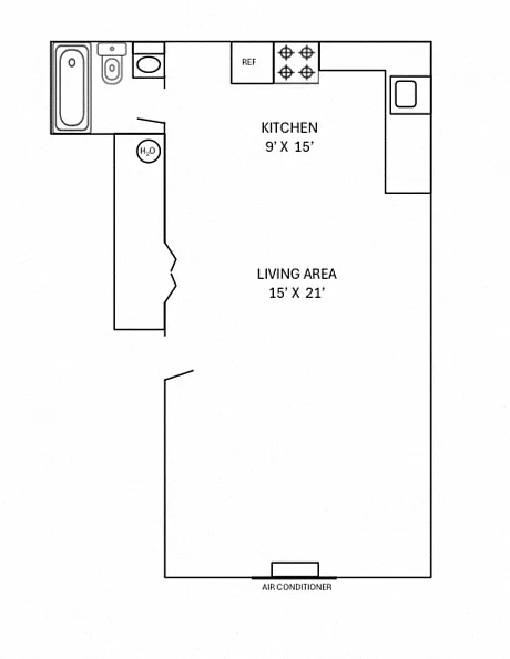 Floor plan N Studio