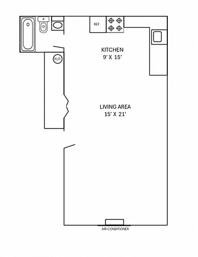Floor plan N Studio