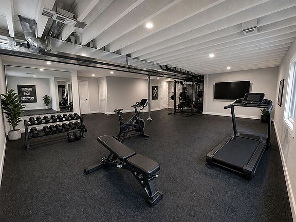 Basement is unfinished