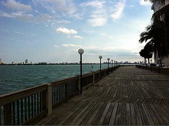 Ocean front boardwalk for walking and jogging