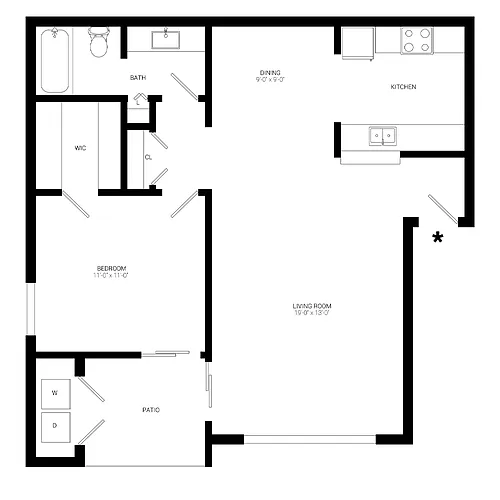 Floor plan The Retreat