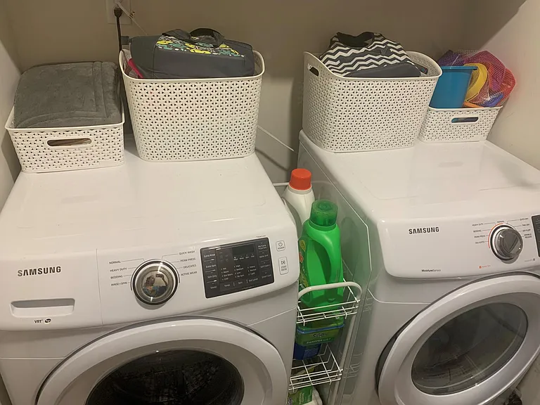 New washer/dryer in unit