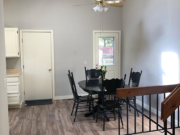 Access to garage and back deck