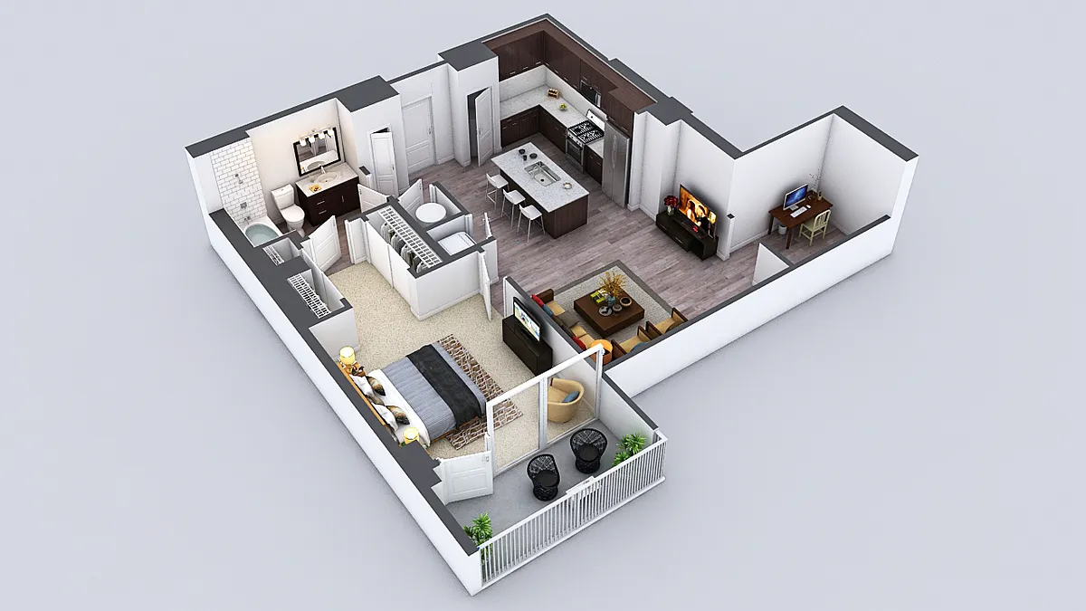 Floor plan 1-7L