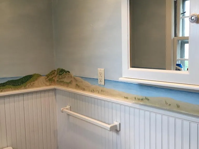 _ bath near kitchen and great room