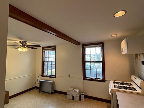 Kitchen mid-renovation from entrance view. The kitchen renovations have since been completed.