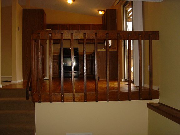 Railing and Kitchen