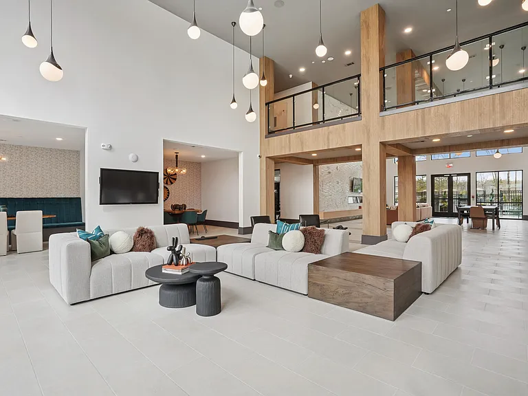 Clubhouse with Lounging Areas