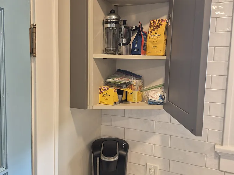 Select coffee and tea provided