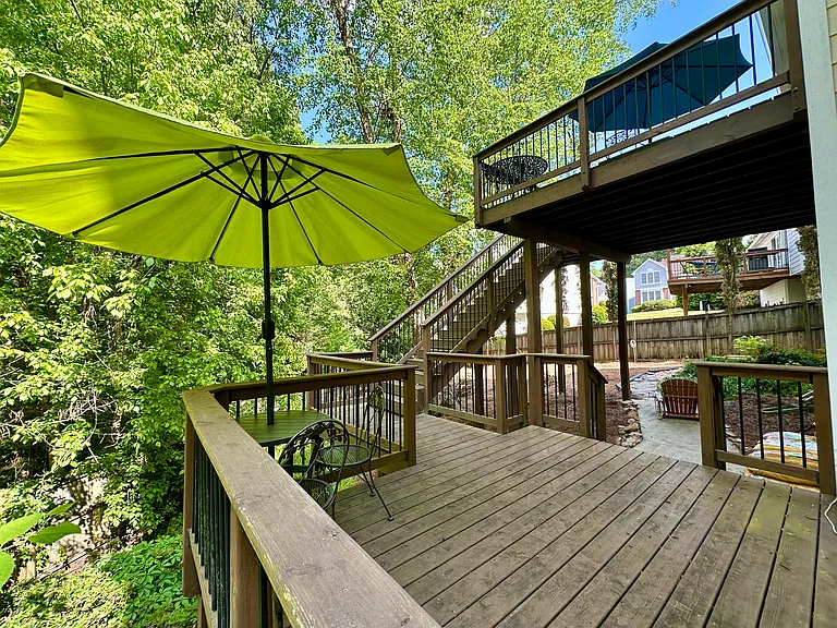 Lower Deck with a view of the Upper Deck