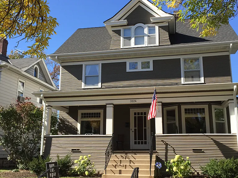 Front of house, summer