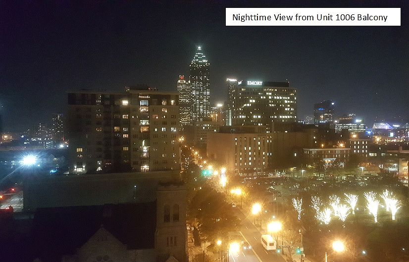 Night Time View from Balcony