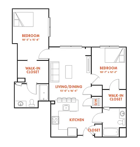Floor plan B2E-1