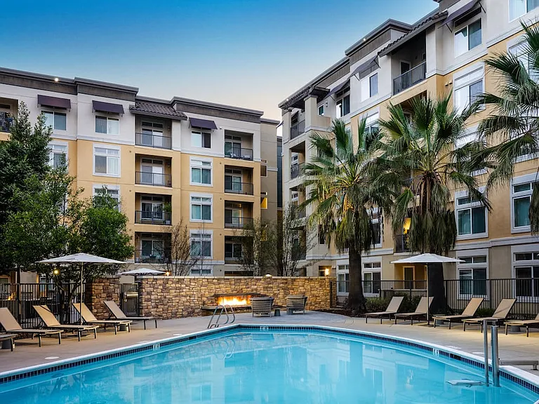 Phase I pool and sundeck