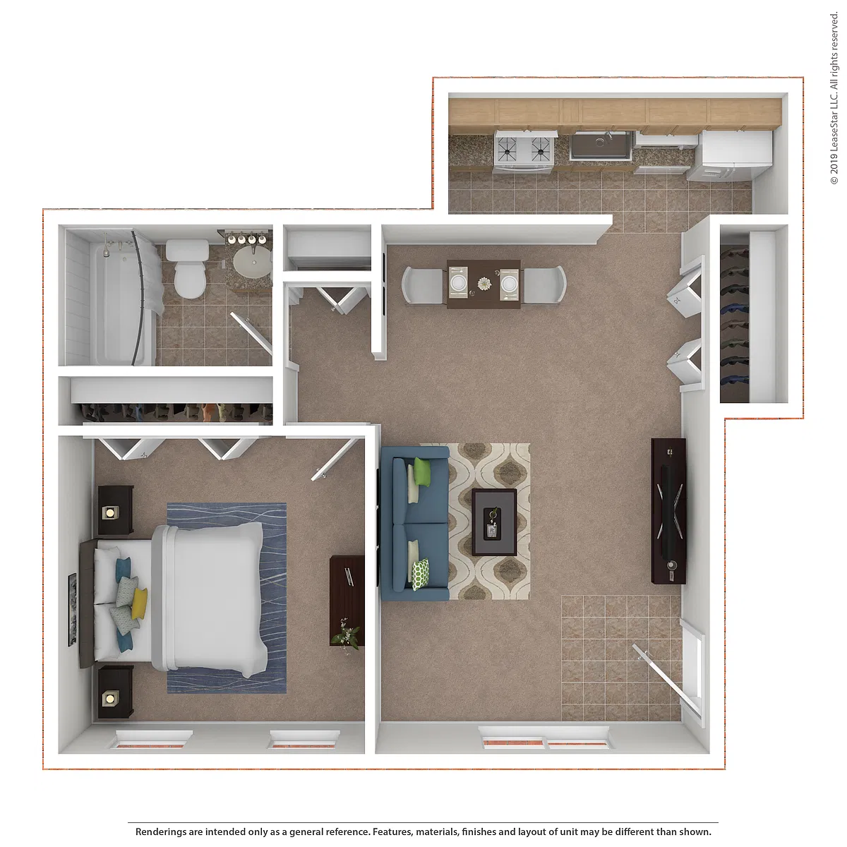 Floor plan 1X1