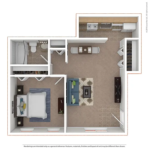 Floor plan 1X1