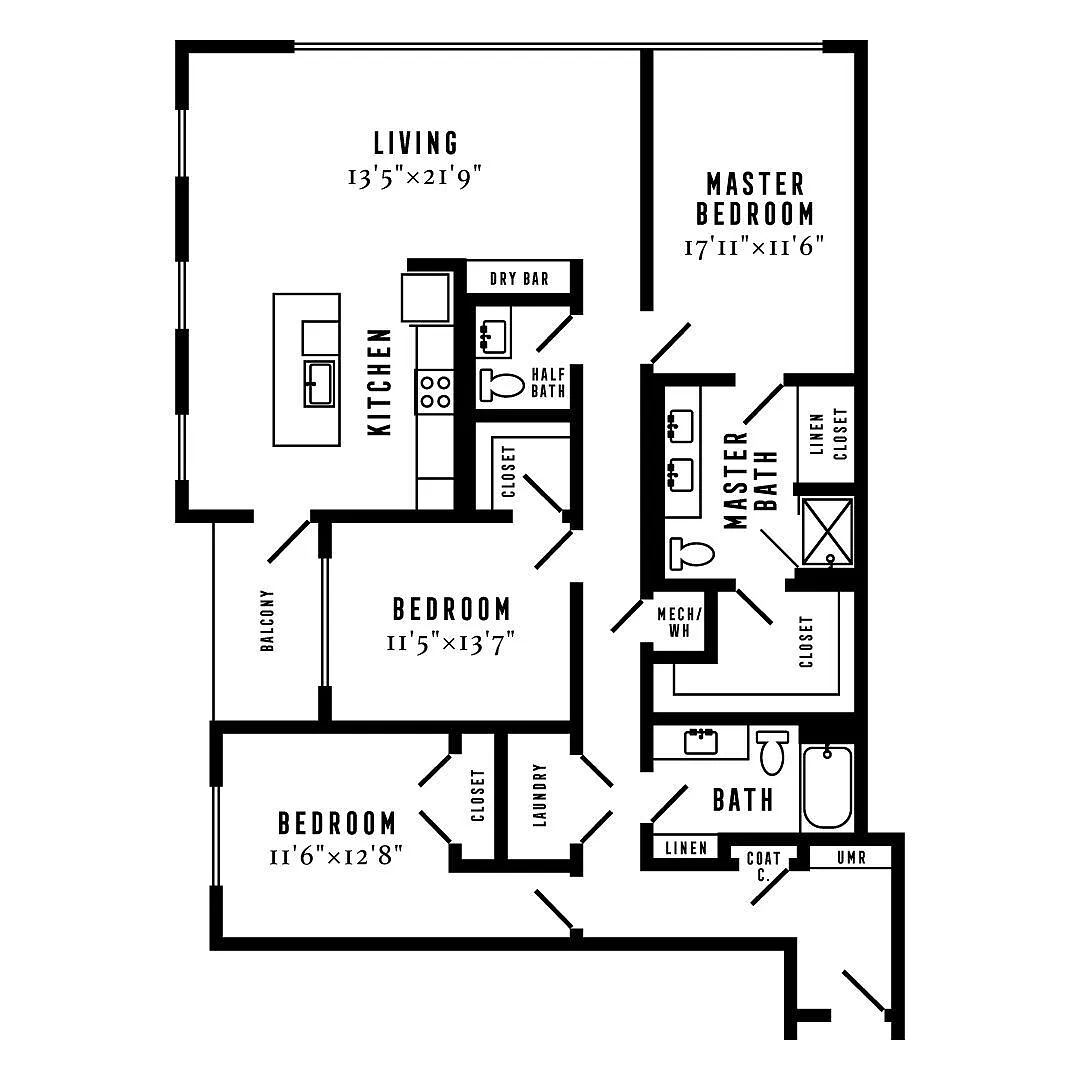 Floor plan C1