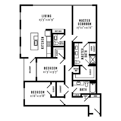 Floor plan C1
