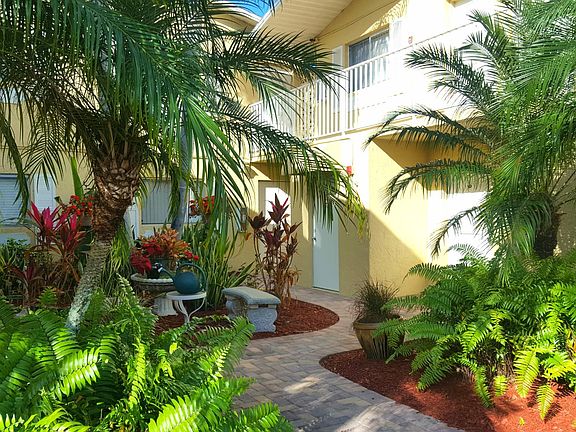 Landscaped courtyard
