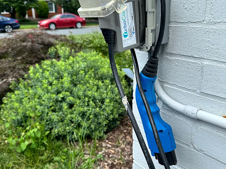EV charging plug